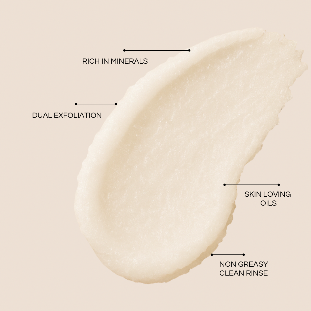 Harvest Glow Dead Sea salt scrub
