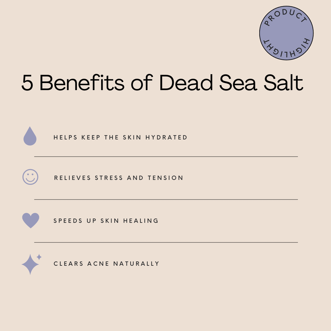 Harvest Glow Dead Sea salt scrub