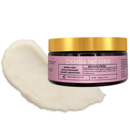 Moonflower Dead Sea Salt Scrub
