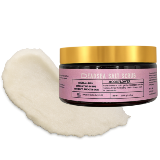 Moonflower Dead Sea Salt Scrub