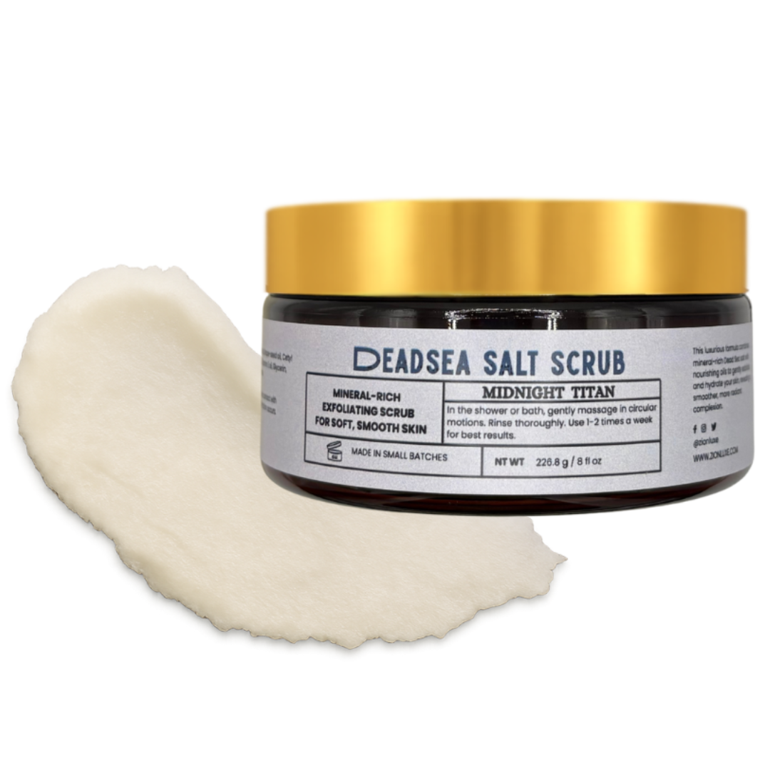 Midnight Titan Dead Sea salt scrub