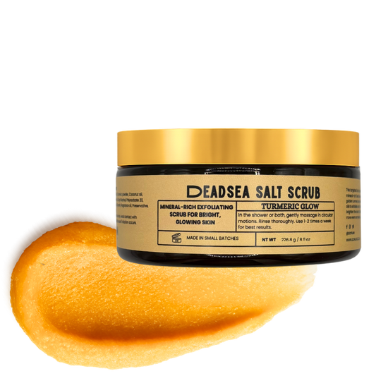 Turmeric Glow Dead Sea salt scrub
