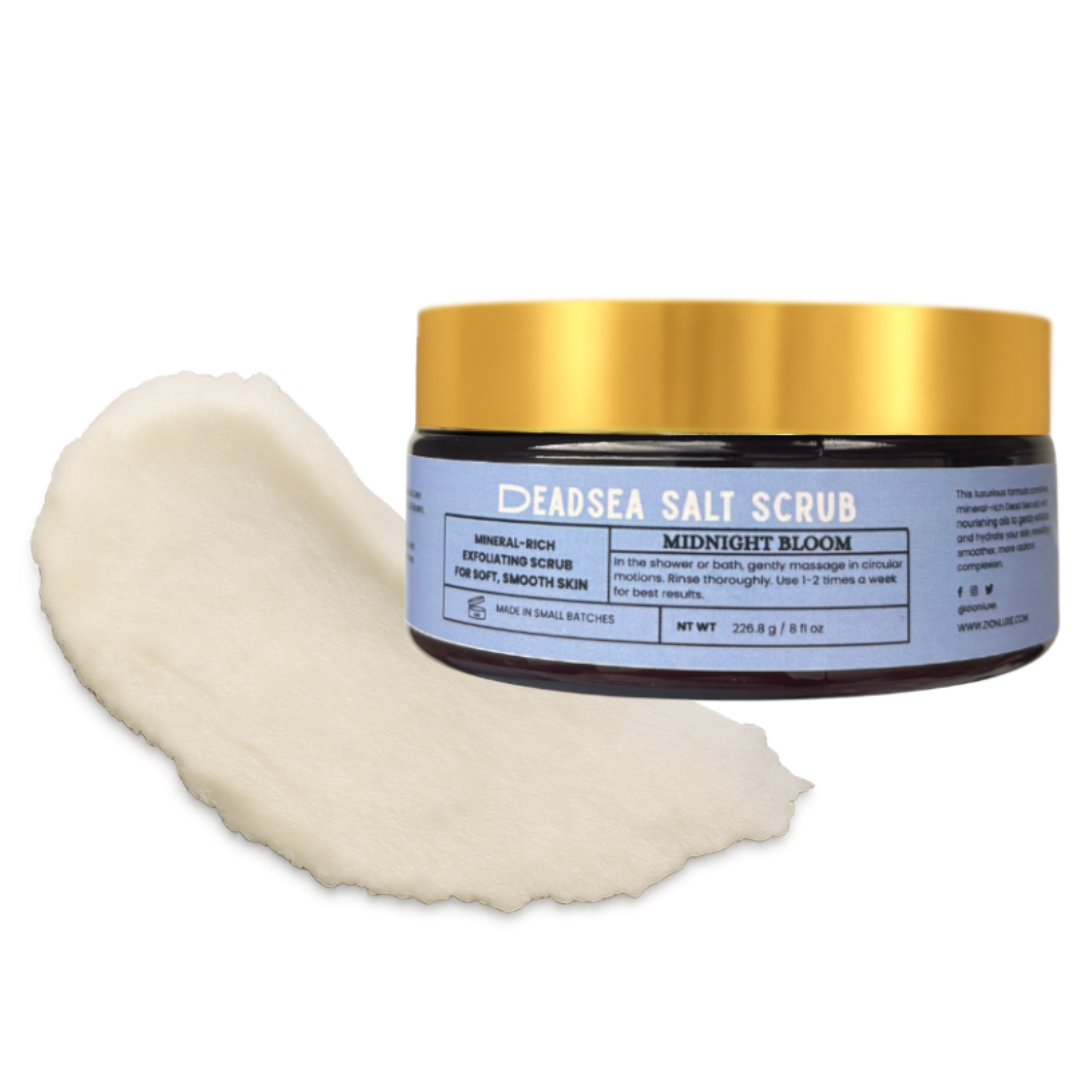 Midnight Bloom Dead Sea Salt Scrub