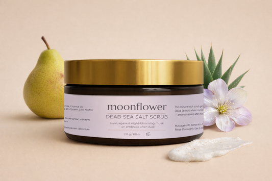 Moonflower Dead Sea Salt Scrub