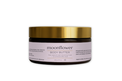 Moonflower Whipped Oat Body Butter – For Dry, Sensitive & Itchy Skin (8oz)