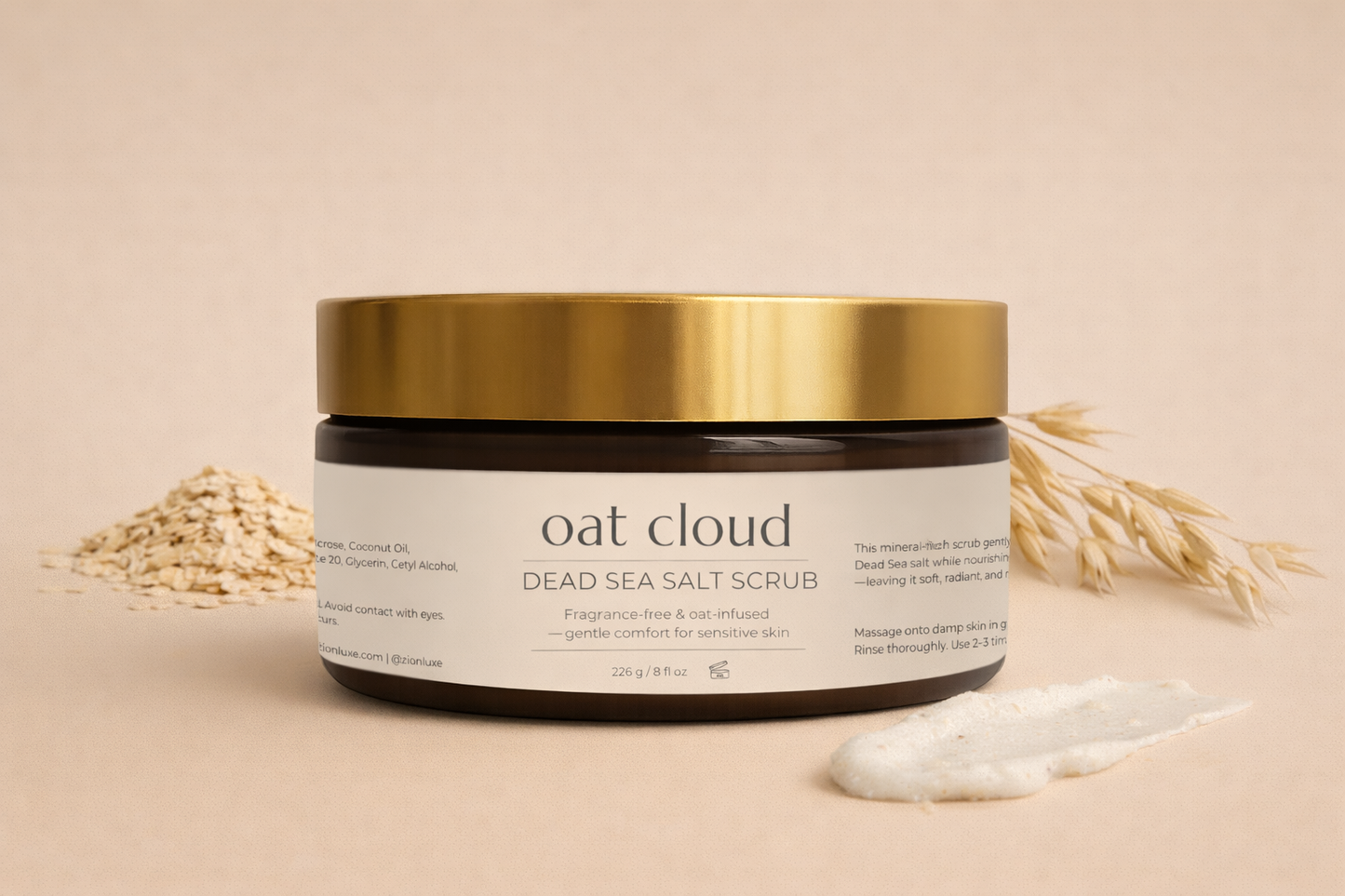 Oat Cloud Dead Sea Salt Scrub