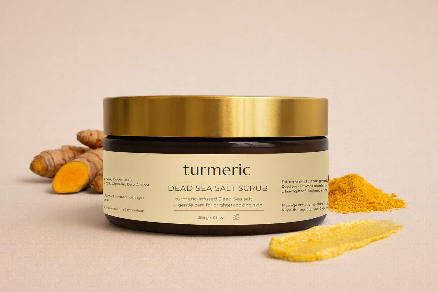 Turmeric Dead Sea Salt Scrub
